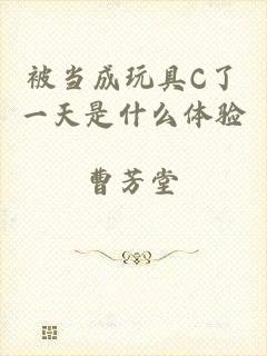 被当成玩具C了一天是什么体验