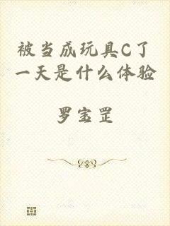 被当成玩具C了一天是什么体验