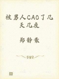 被男人CAO了几天几夜