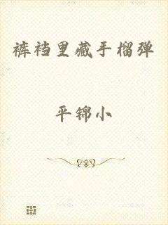 裤裆里藏手榴弹