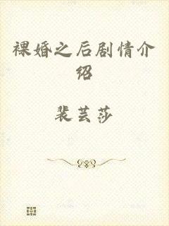 裸婚之后剧情介绍