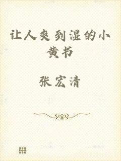 让人爽到湿的小黄书