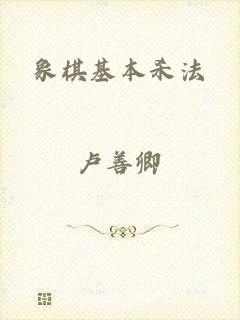 象棋基本杀法