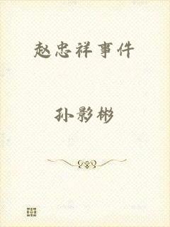 赵忠祥事件