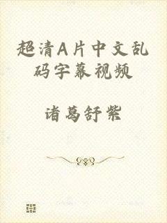 超清A片中文乱码字幕视频