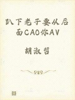 趴下老子要从后面CAO你AV