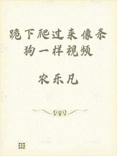 跪下爬过来像条狗一样视频