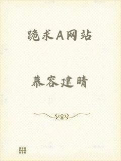 跪求A网站
