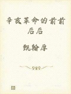 辛亥革命的前前后后