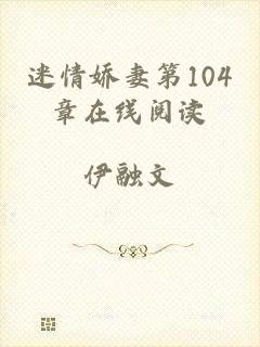 迷情娇妻第104章在线阅读