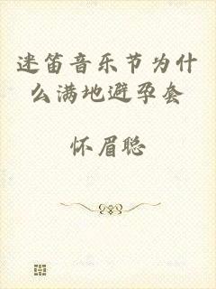 迷笛音乐节为什么满地避孕套