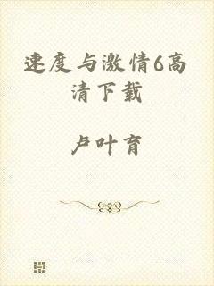 速度与激情6高清下载