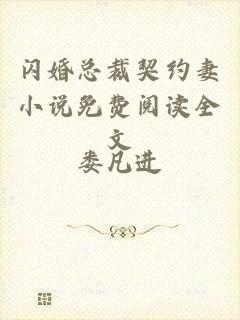 闪婚总裁契约妻小说免费阅读全文