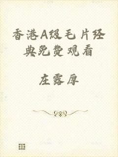 香港A级毛片经典免费观看