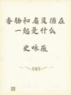 香肠和扇贝插在一起是什么