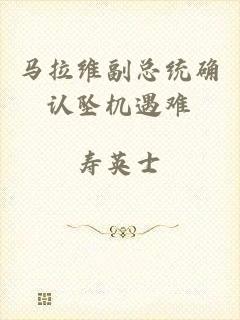 马拉维副总统确认坠机遇难