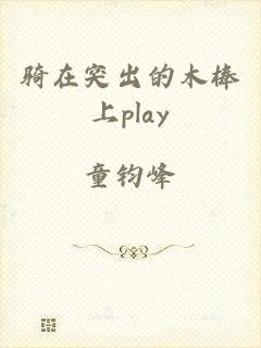 骑在突出的木棒上play