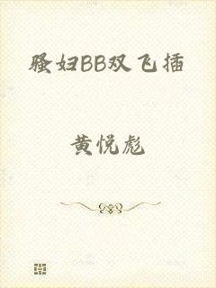 骚妇BB双飞插