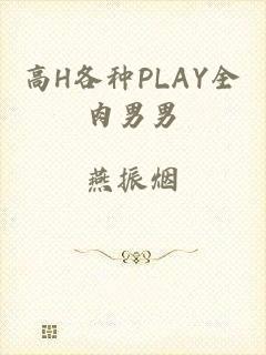 高H各种PLAY全肉男男
