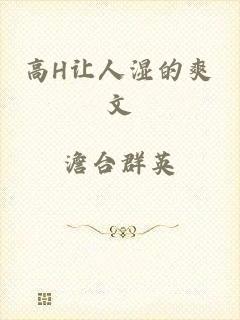 高H让人湿的爽文