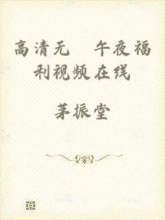 高清无碼午夜福利视频在线