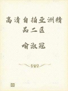 高清自拍亚洲精品二区
