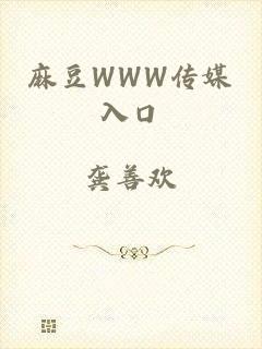麻豆WWW传媒入口