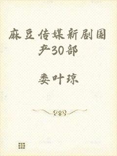 麻豆传媒新剧国产30部