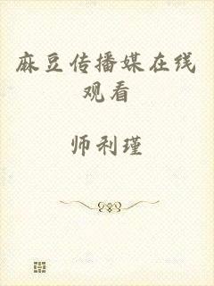 麻豆传播媒在线观看