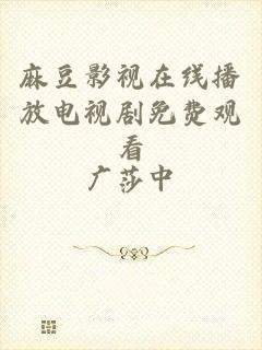 麻豆影视在线播放电视剧免费观看