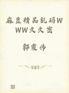 麻豆精品乱码WWW久久密
