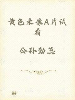 黄色录像A片试看