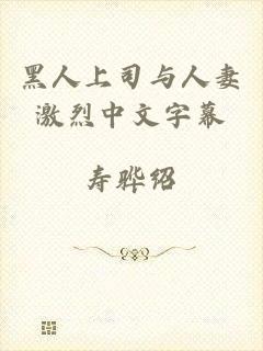 黑人上司与人妻激烈中文字幕