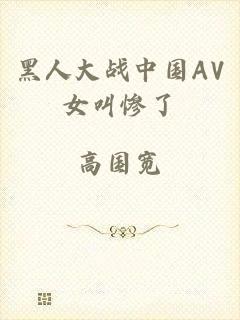 黑人大战中国AV女叫惨了