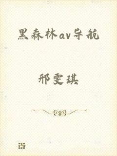 黑森林av导航