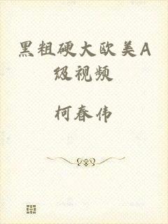 黑粗硬大欧美A级视频