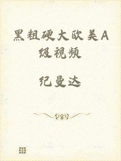 黑粗硬大欧美A级视频